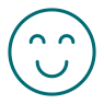 Friendly and Gentle Friendly smiley face icon